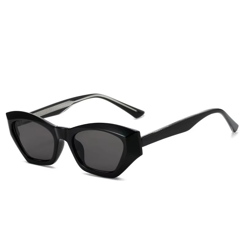 Unisex Cat Eye Acetate Eyeglasses – Black Transparent Frame | Fashion Optical & Blue Light Glasses